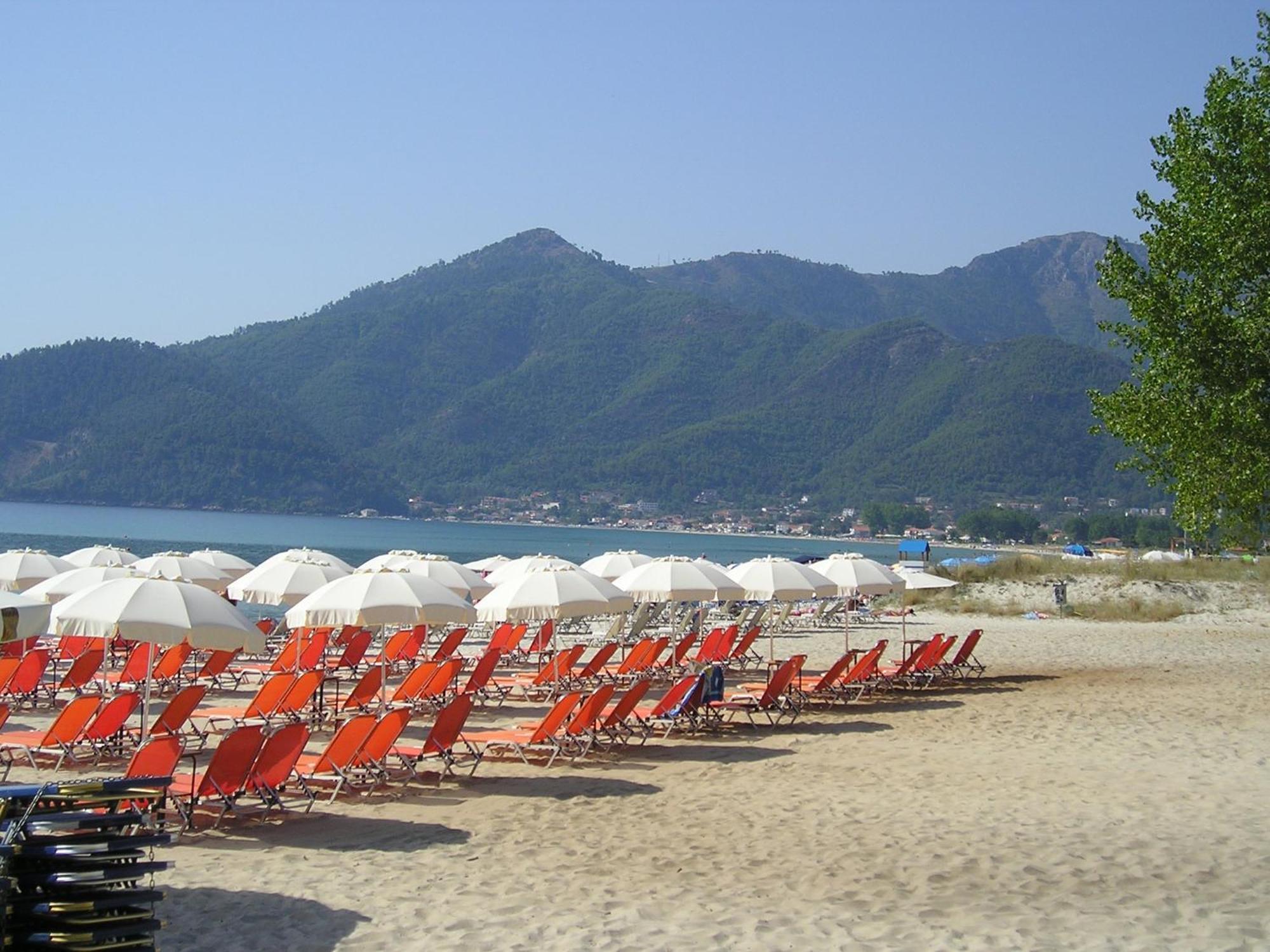 Golden Beach Inn Chrysi Ammoudia Exterior photo